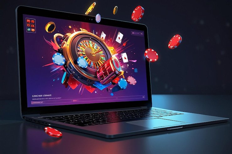 Verifikasi akun gorila4d bergaya neon